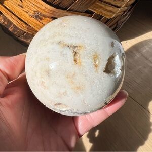 Pink amethyst agate (n) Sphere | crystal